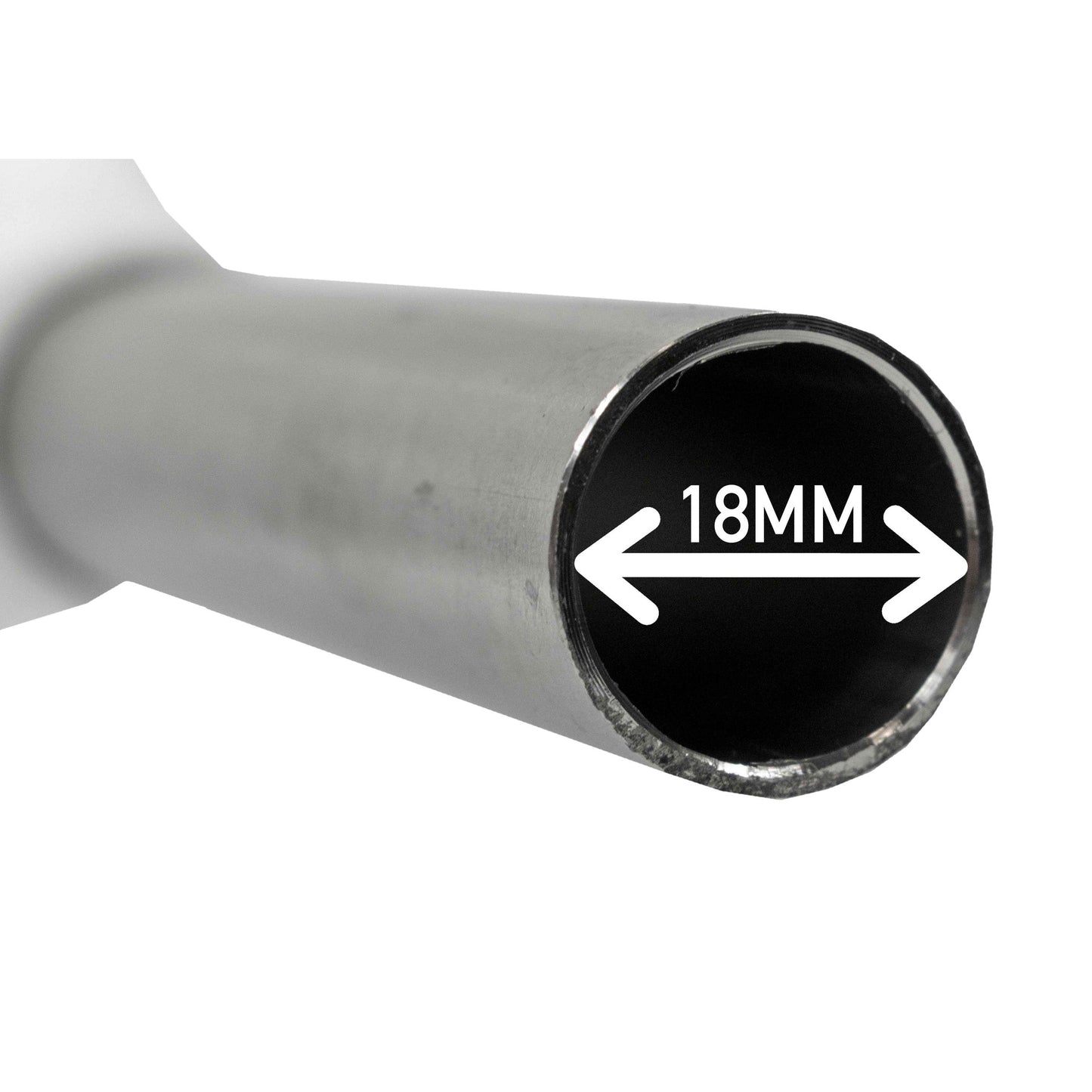 Fuel Gun White 3/4" Barb Inlet - Metal Outlet