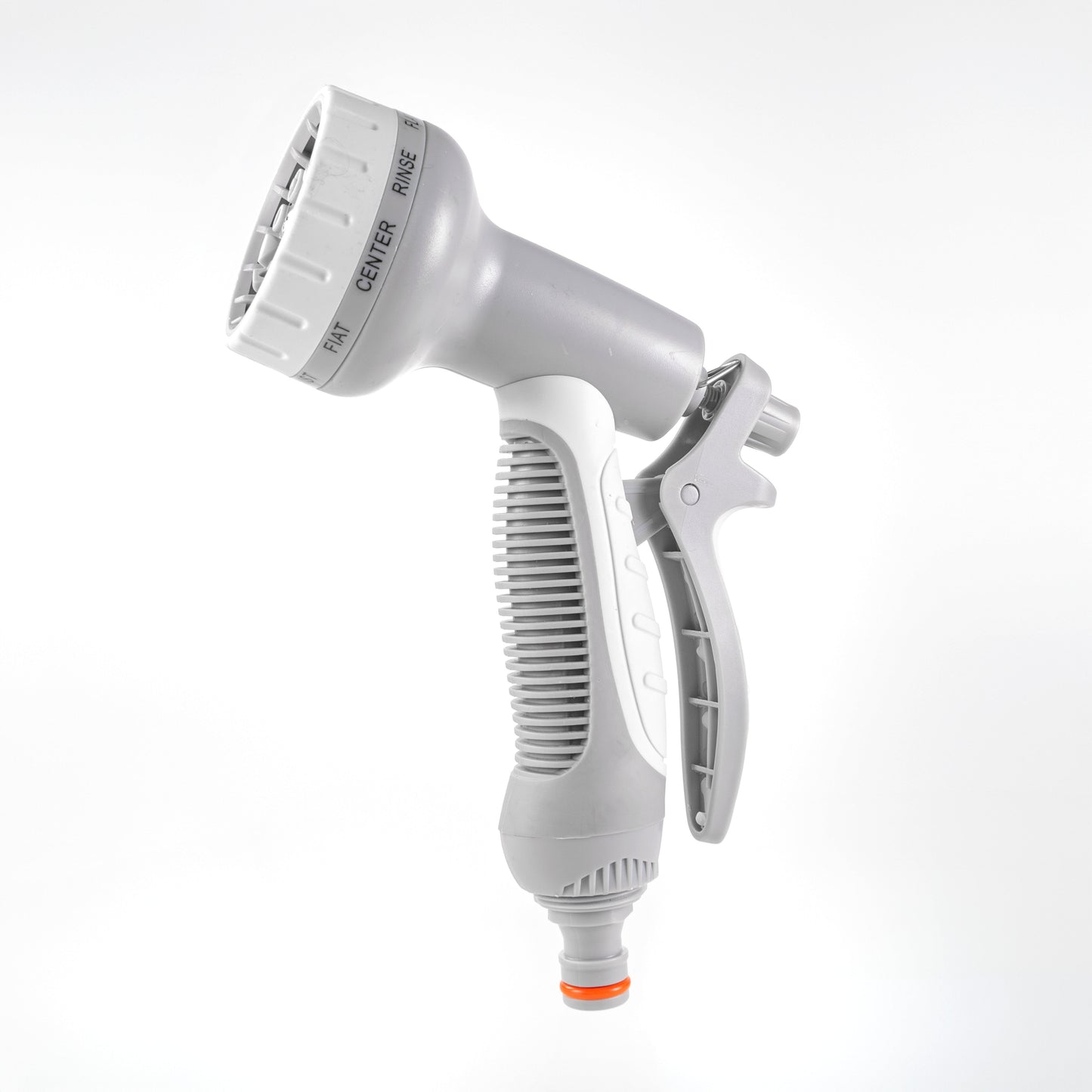Hose Gun Water Sprayer Multi Pattern Adjustable, Gray/White