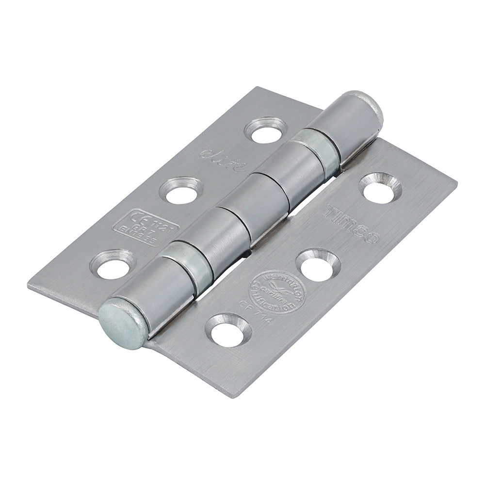 Grade 7 Ball Bearing Fire Door Hinges – 76 x 50mm – 30/60 Minute Rated