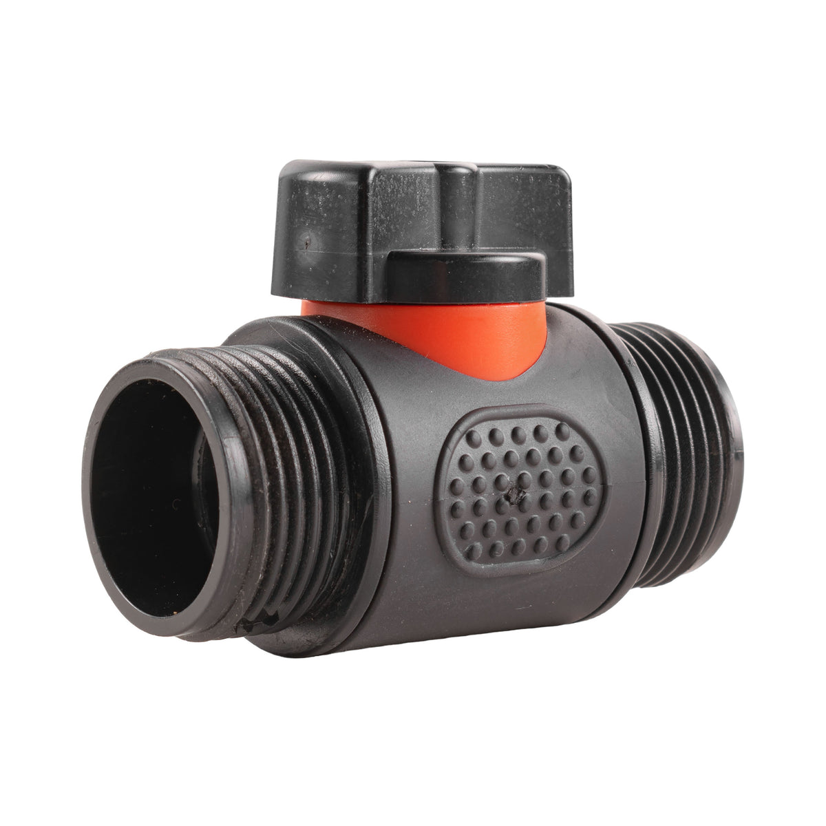 Wall Flange Kit 32mm MDPE + In-Line Valve + 19mm Brass Barb