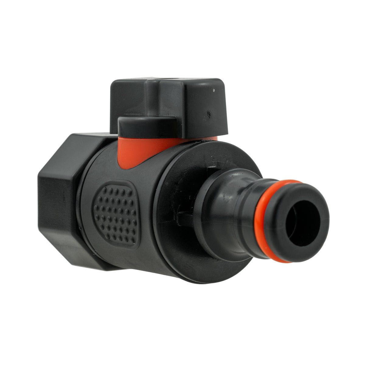IBC 2” S60X6 Cap with BSPF Thread-Quick Connect Male Valve and Hose Connector Lock