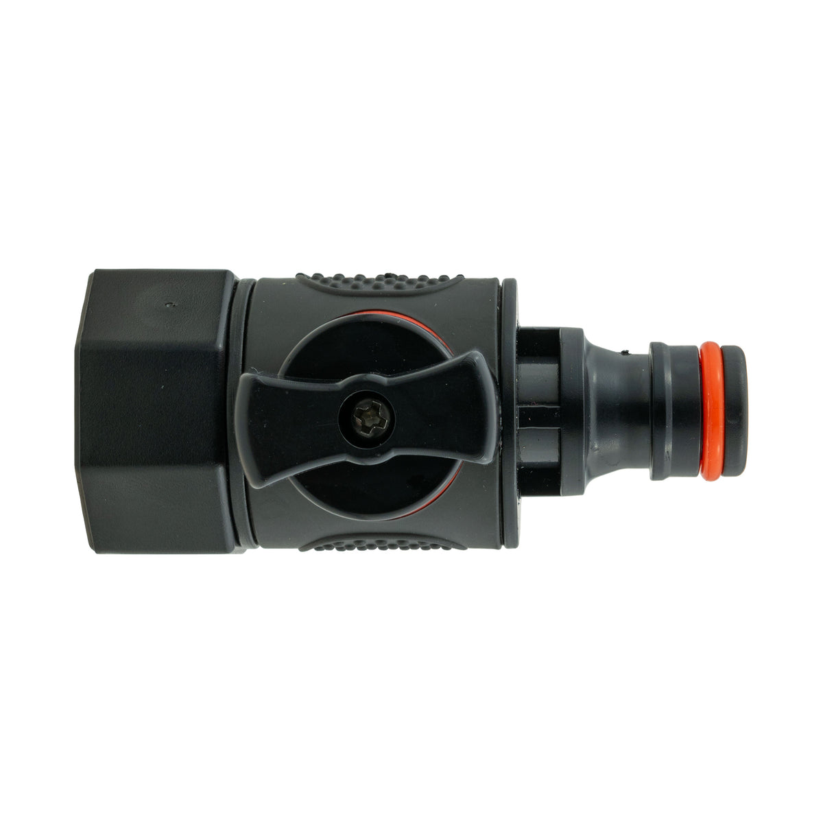 IBC 2” S60X6 Cap with BSPF Thread-Quick Connect Male Valve and Hose Connector Lock