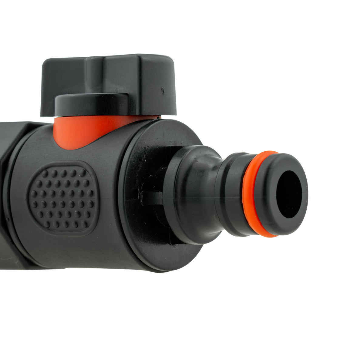 IBC 2” S60X6 Cap with BSPF Thread-Quick Connect Male Valve and Hose Connector Brass