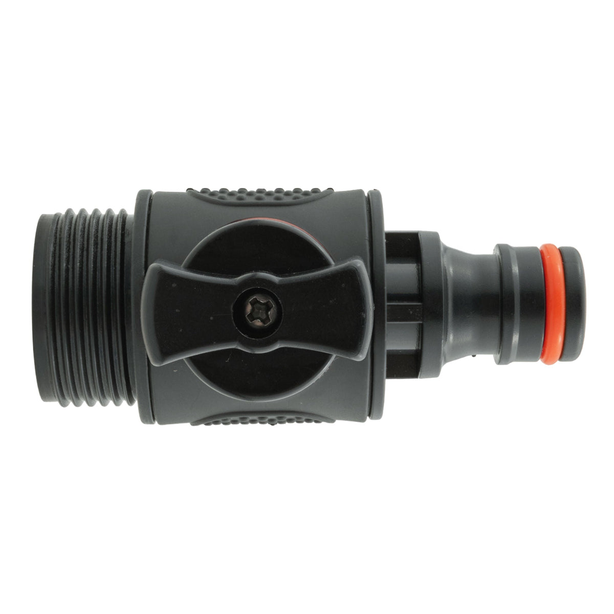 Wall Flange Kit 32mm MDPE + Valve with Male Quick Connector