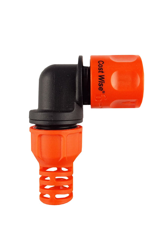 Cost Wise Angle Hose Connector with Lock