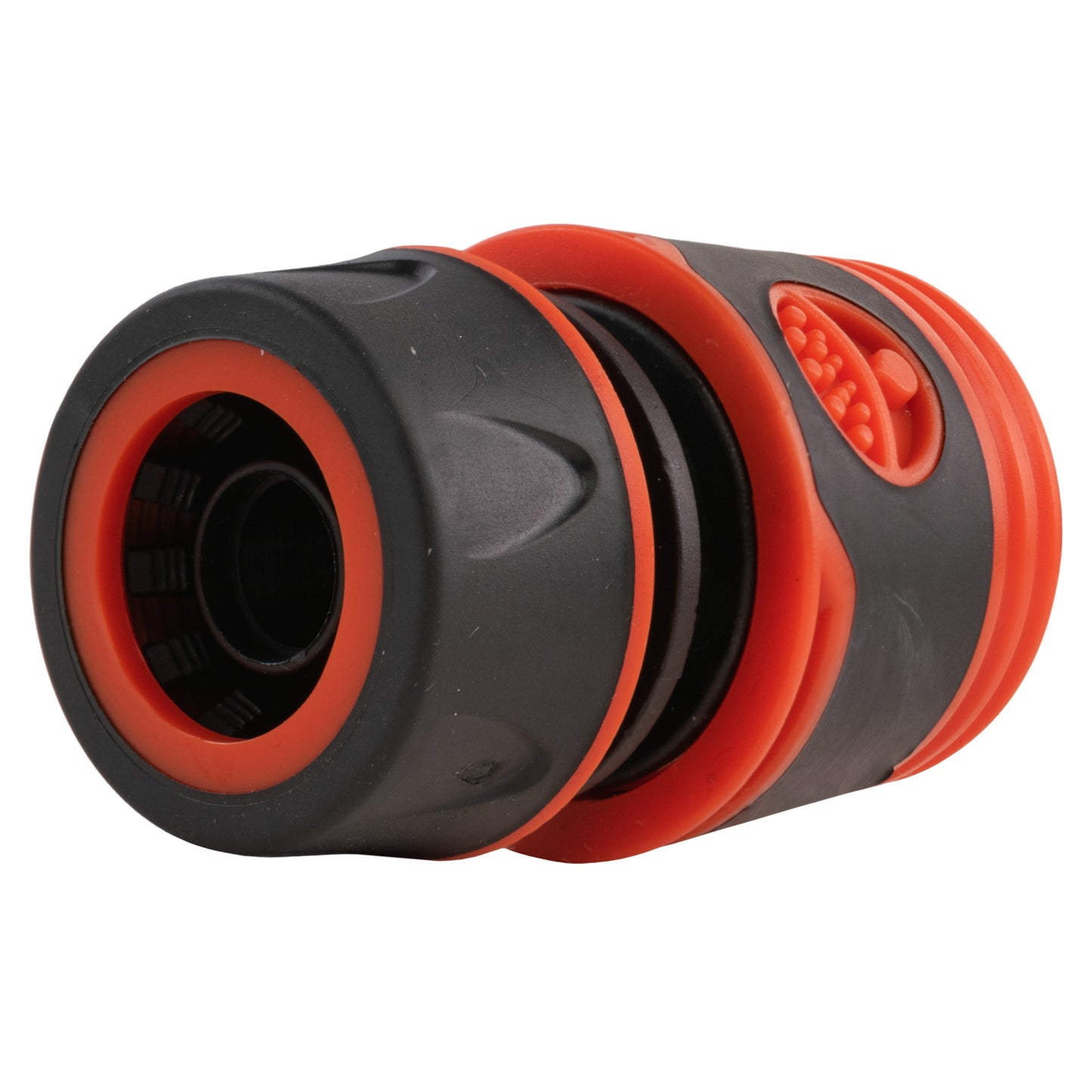 3/4" BSPF Thread Quick Connect Valve with Hose Connector Black Soft