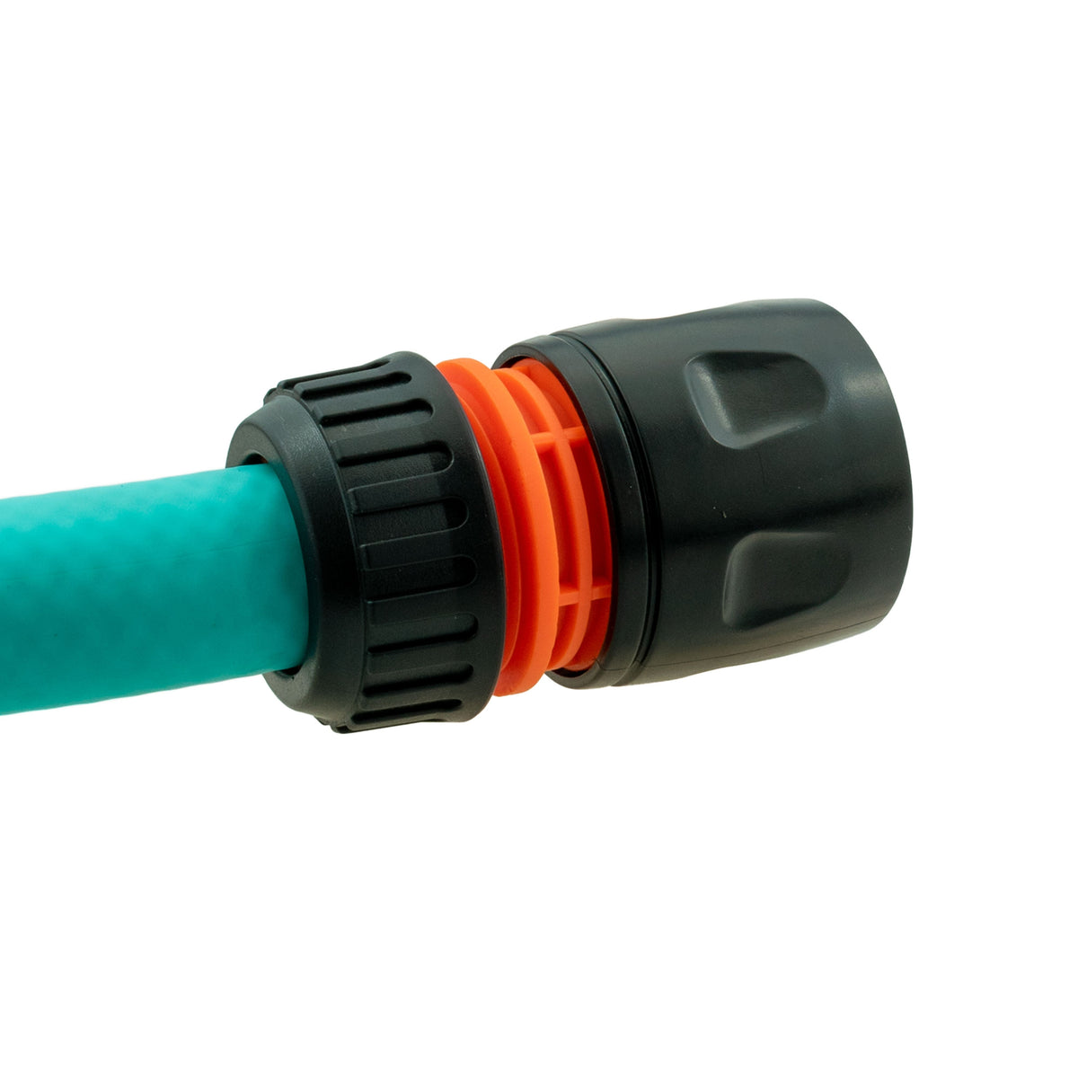 IBC 2” S60X6 Cap with BSPF Thread-Quick Connect Male Valve and Hose Connector Black