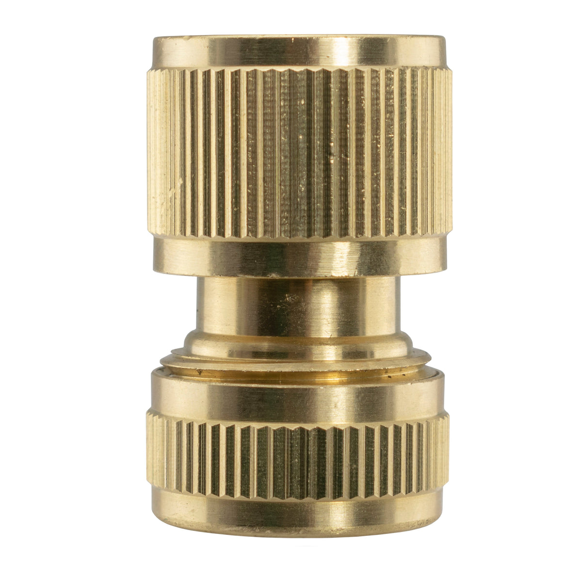 IBC 2” S60X6 Cap with BSPF Thread-Quick Connect Male Valve and Hose Connector Brass