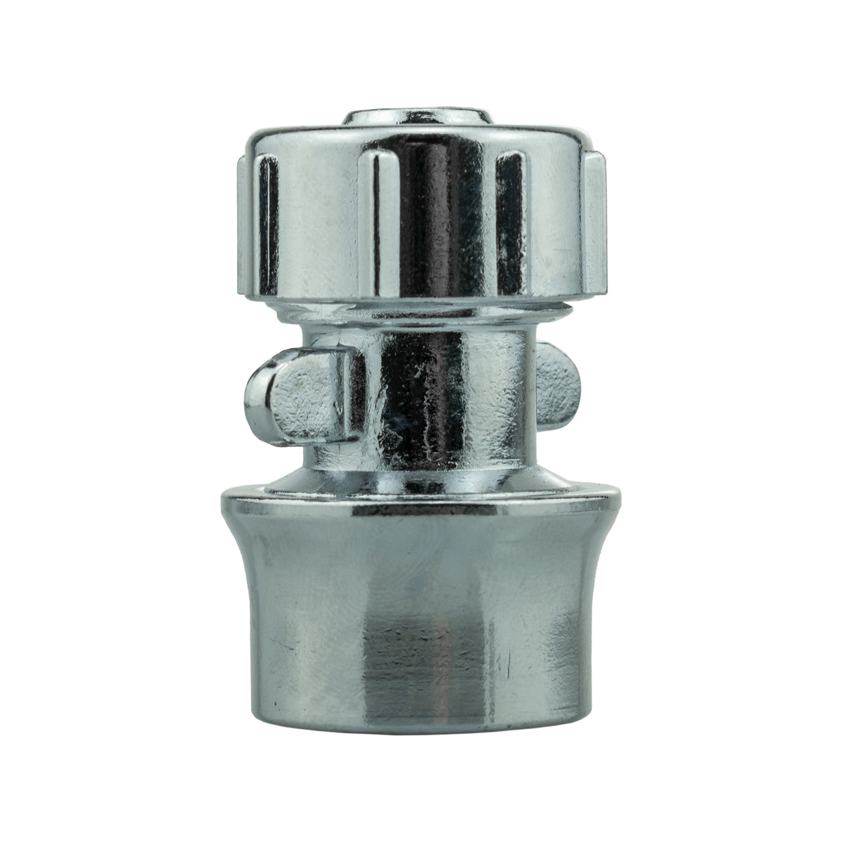 IBC 2” S60X6 Cap with BSPF Thread-Quick Connect Male Valve and Hose Connector Zinc