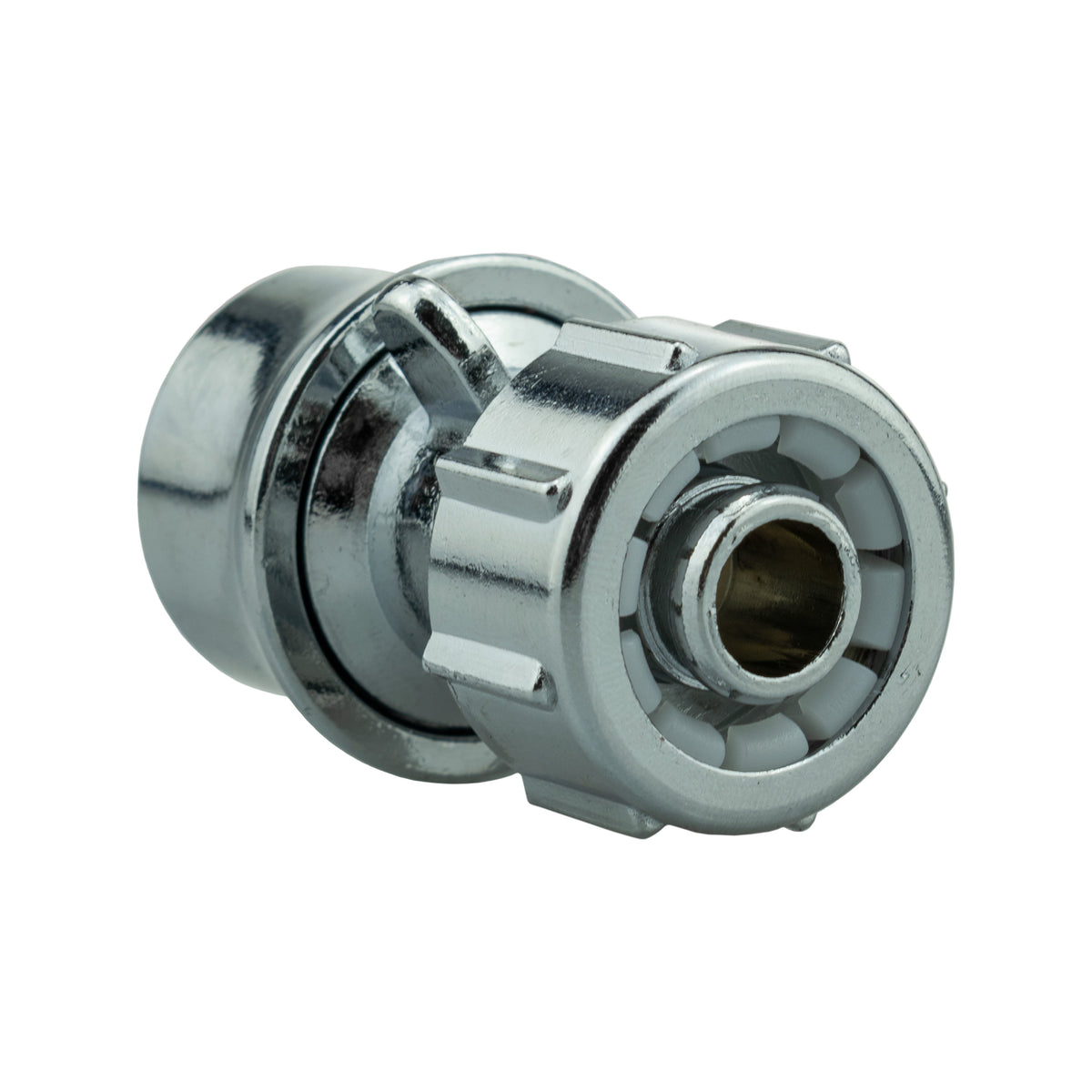 IBC 2” S60X6 Cap with BSPF Thread-Quick Connect Male Valve and Hose Connector Zinc