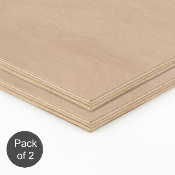 Hardwood Plywood (EN636-2) 9mm - Pack of 2