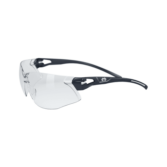 Hellberg Oganesson Industrial Safety Glasses Clear / Smoke Anti Scratch
