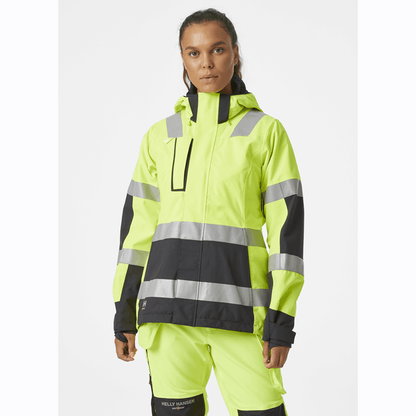 Helly Hansen 71294 Women's Luna Hi-Vis Waterproof Shell Jacket