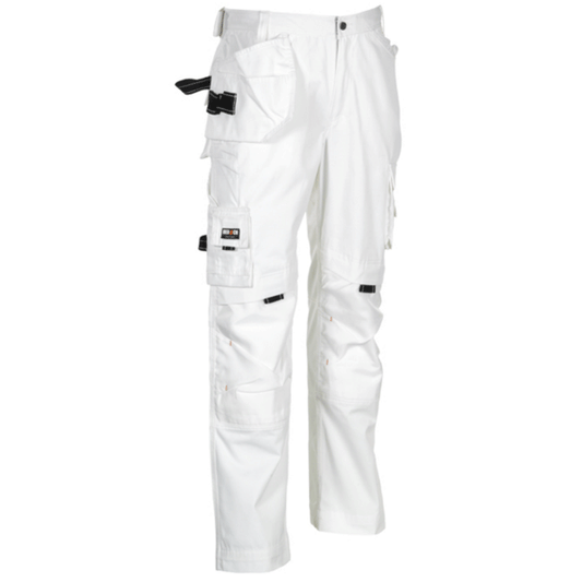 Herock Dagan Water-Repellent Holster Pocket Kneepad Trousers White 34" Waist, 32" Leg