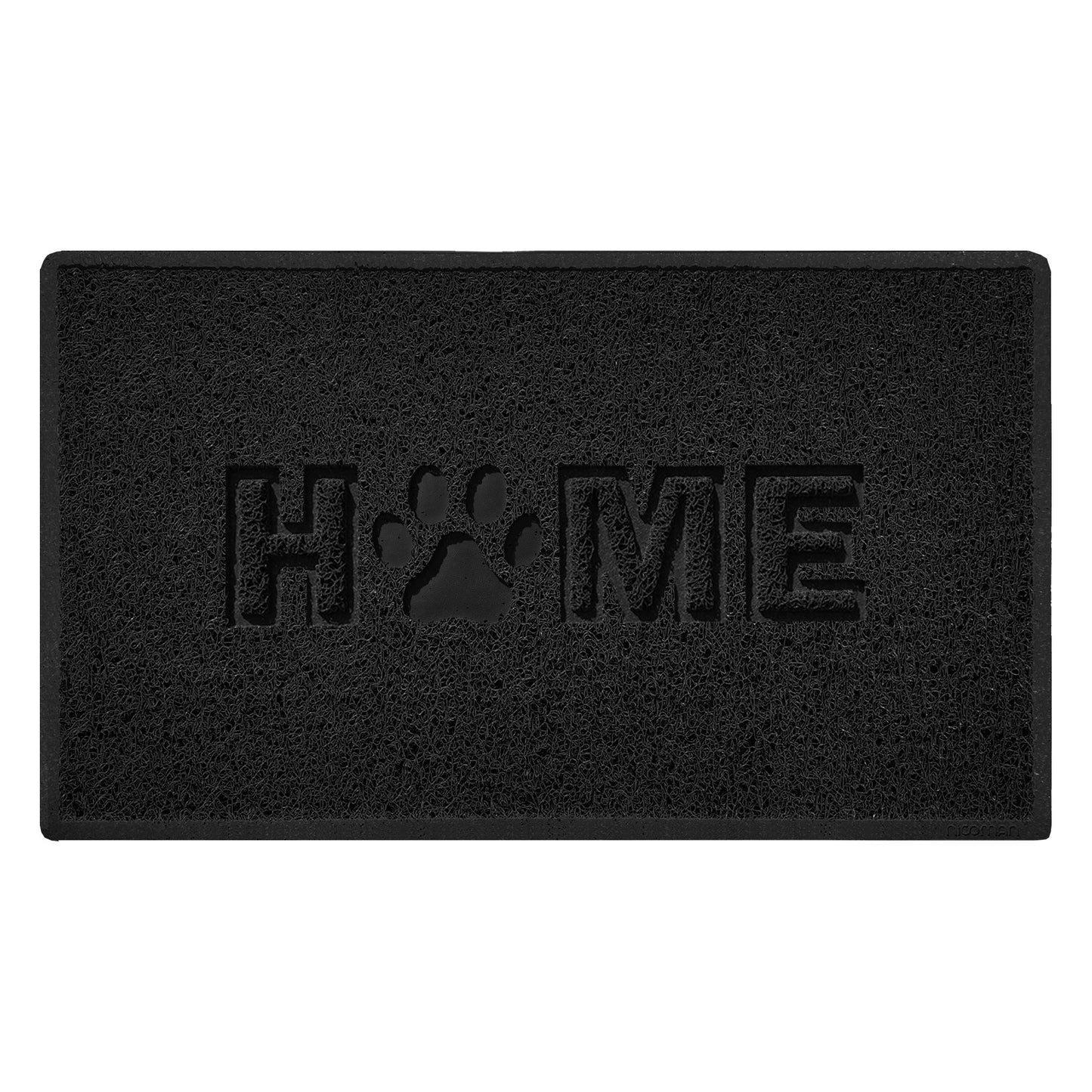 Embossed Home Paw Spaghetti Outdoor Doormat