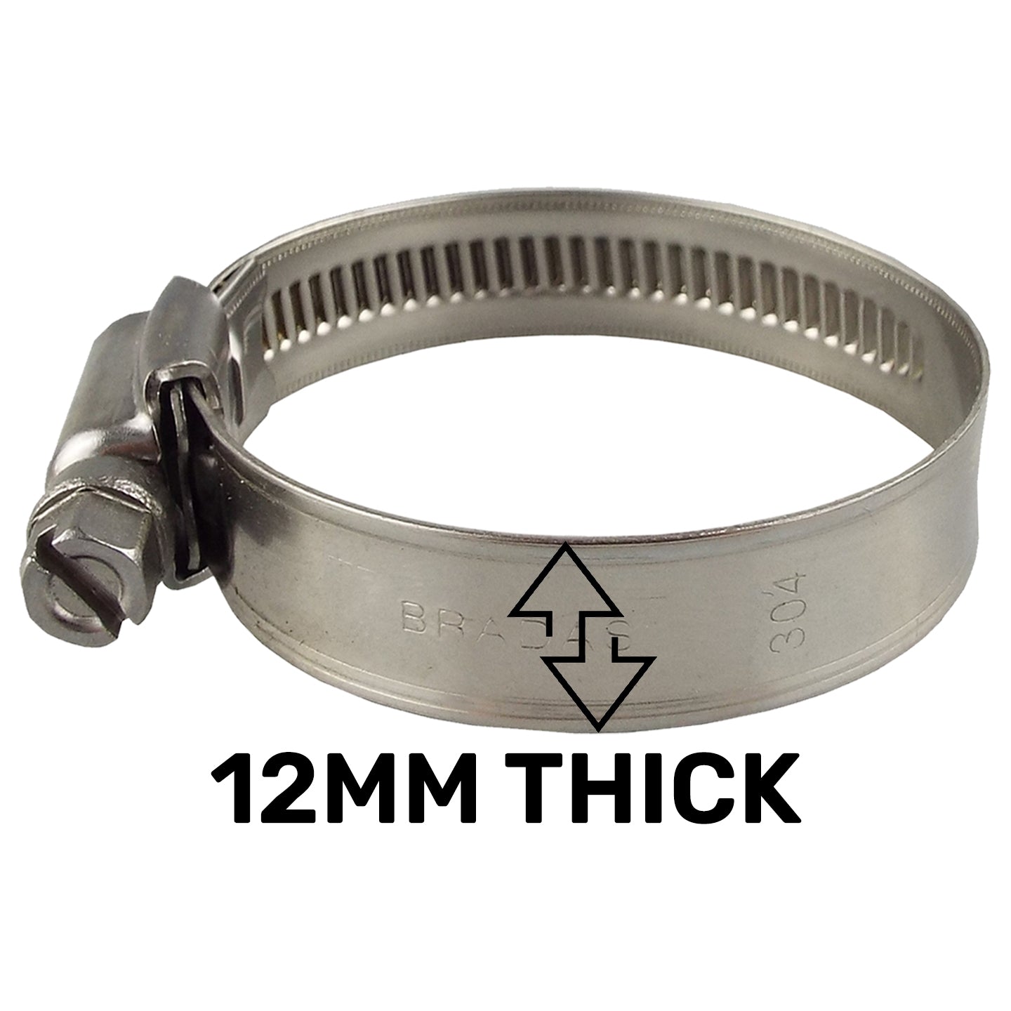 A4 Stainless Steel Hose Clip 40mm/60mm