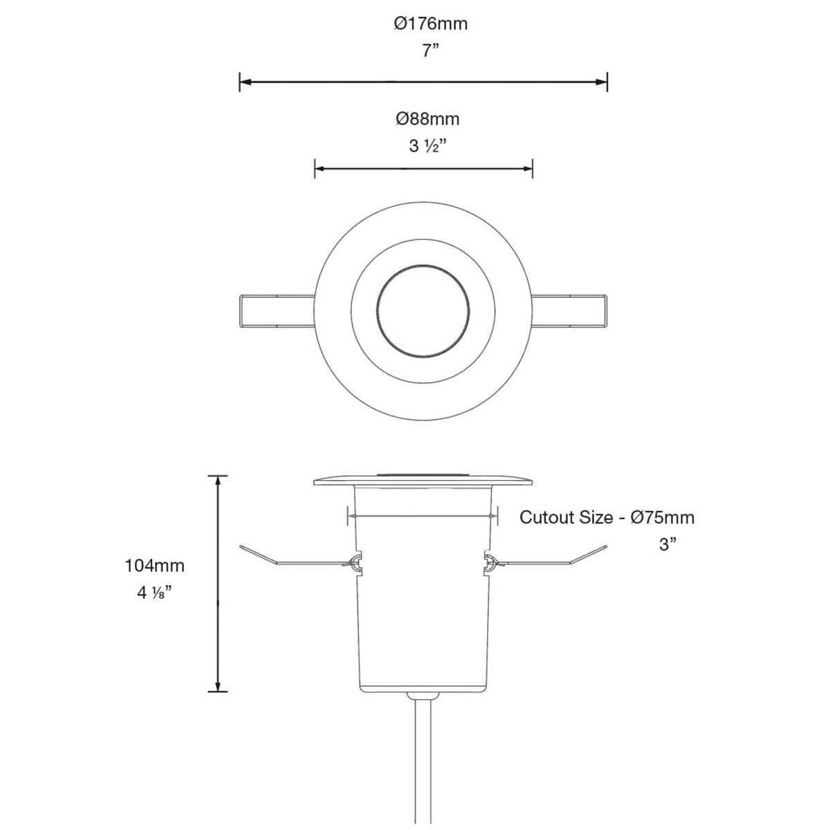 Hunza E-Lite With Canister (GU10) - IP66