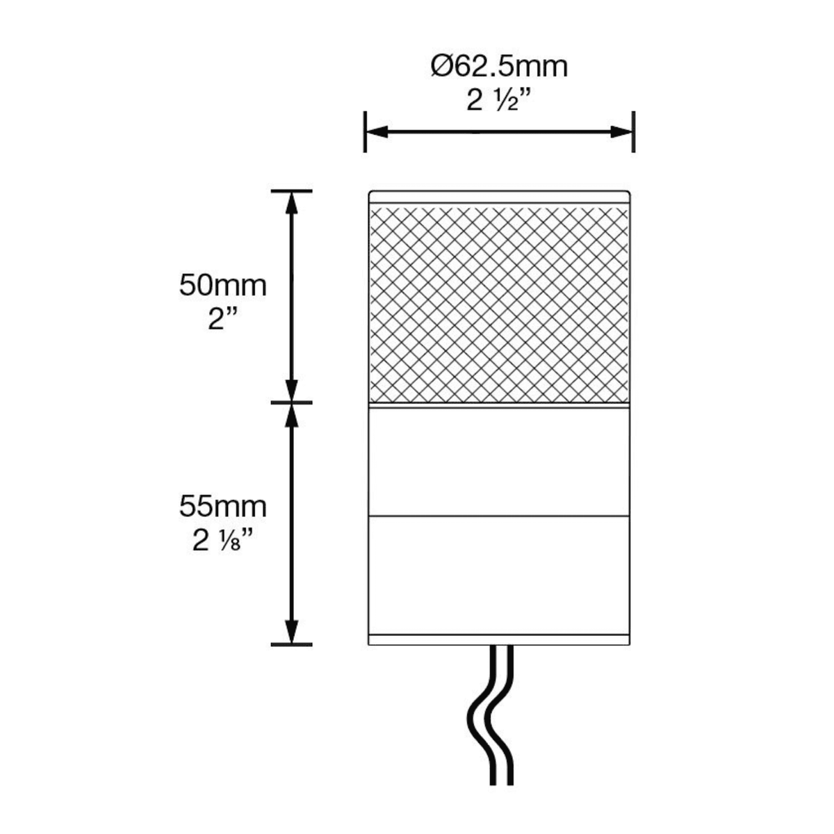 Hunza Mini Bollard Pure LED (Series Circuit) - IP66