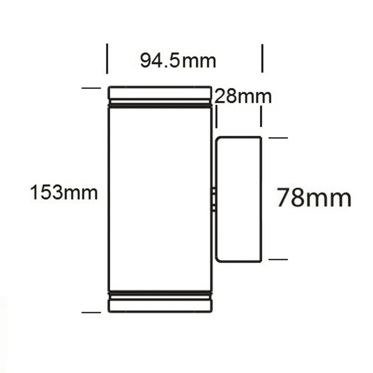 Hunza Pillar Lite GU10 - IP66