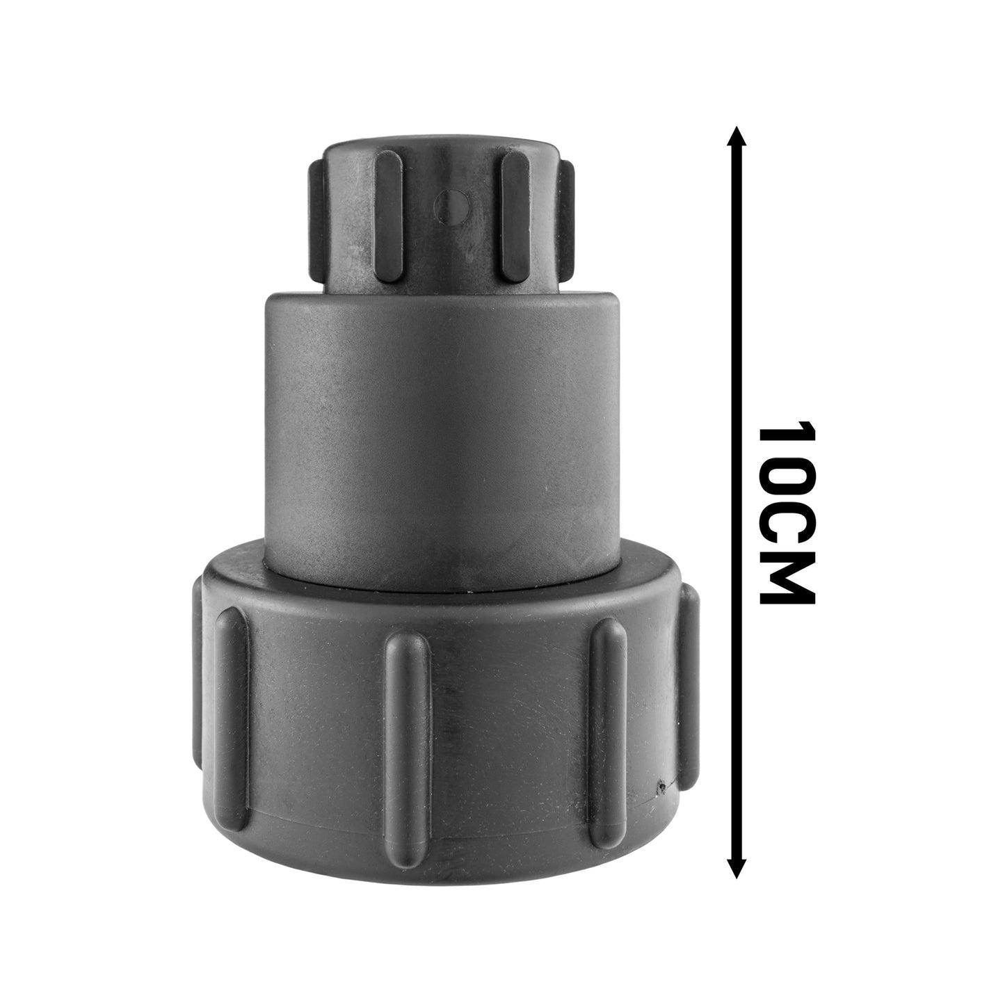 IBC 2” S60X6 – ½” BSP Extender Adaptor with Extended Brass Chrome Tap ½” Barb