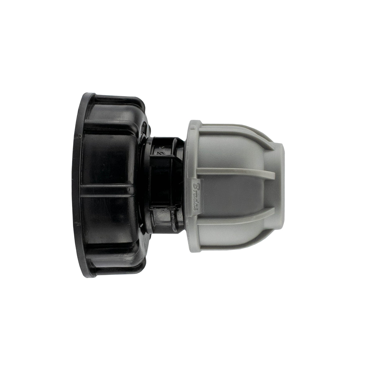 IBC 2” S60X6 Cap with 32mm MDPE Straight