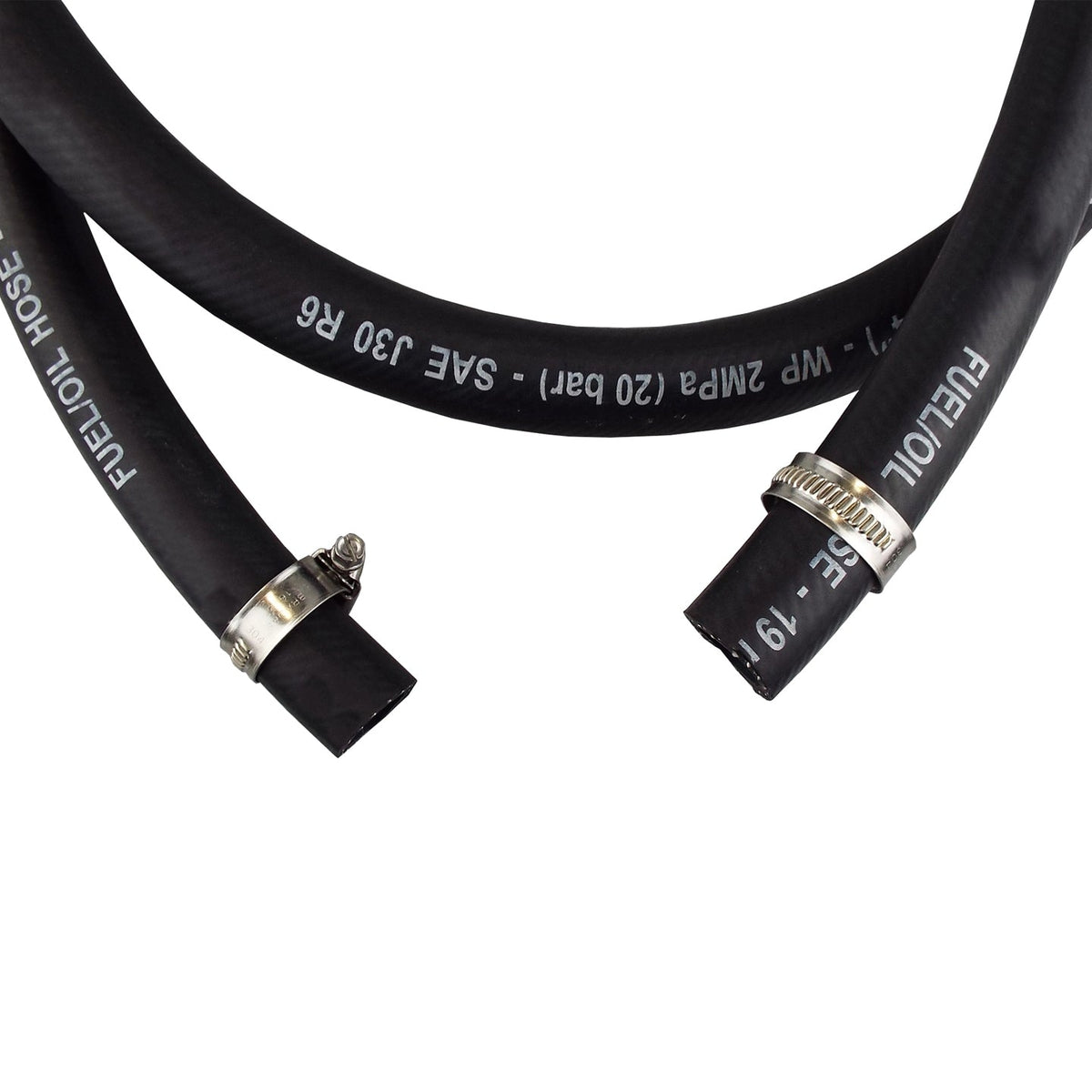 Fuel Gun with 1" Rubber Hose & Tank Adaptor Set