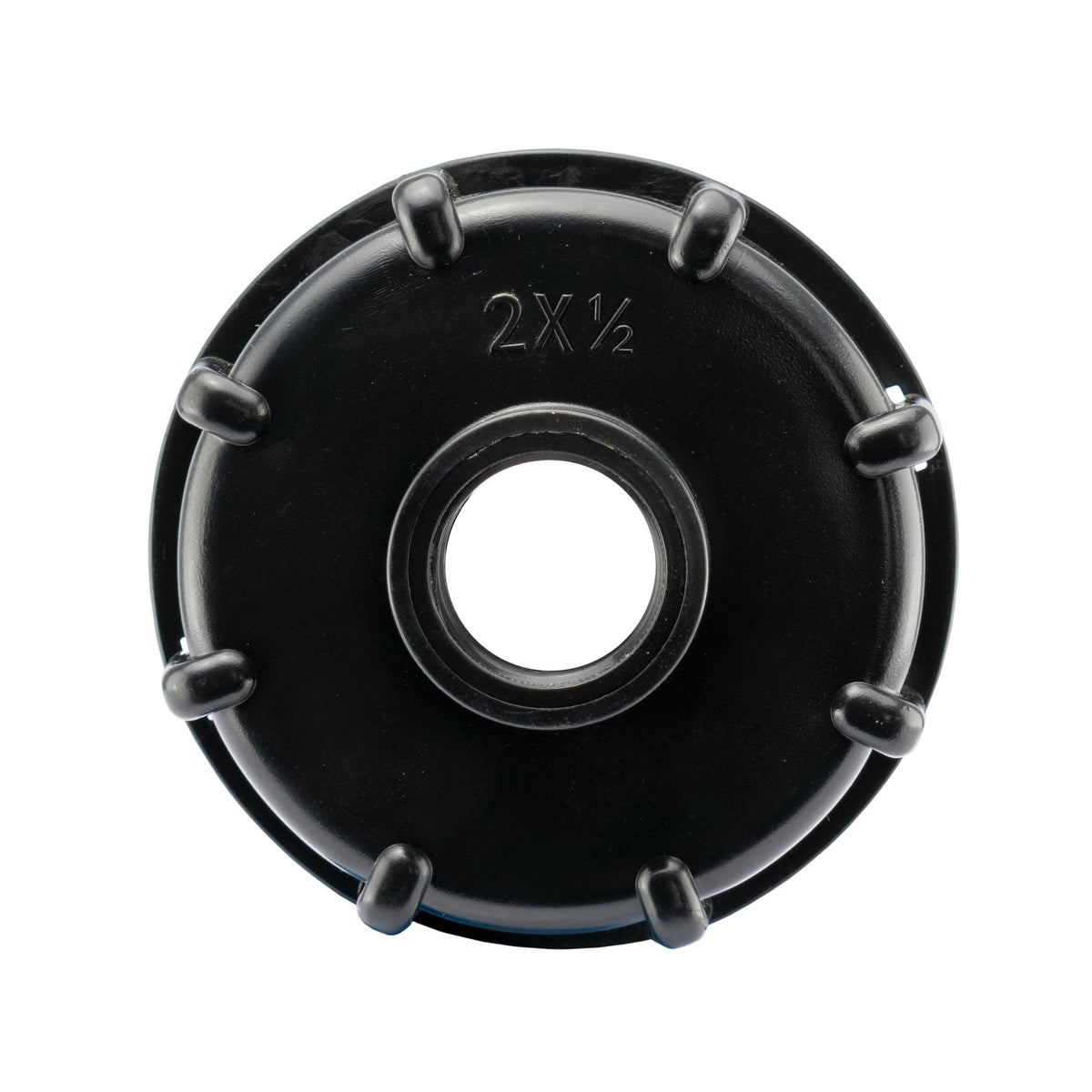 IBC 2” S60X6 Cap with Geka Type Fittings 13mm Barb Swivel Elbow