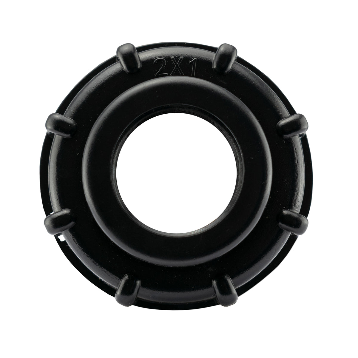 IBC 2” S60X6 Cap with 25mm MDPE Elbow