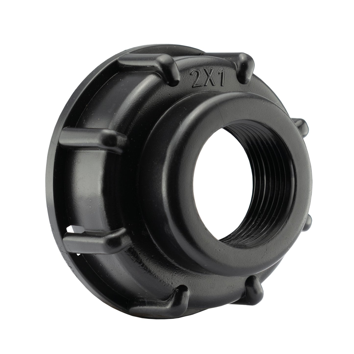 IBC 2” S60X6 Cap with Lever Valve and 25mm Brass Barb