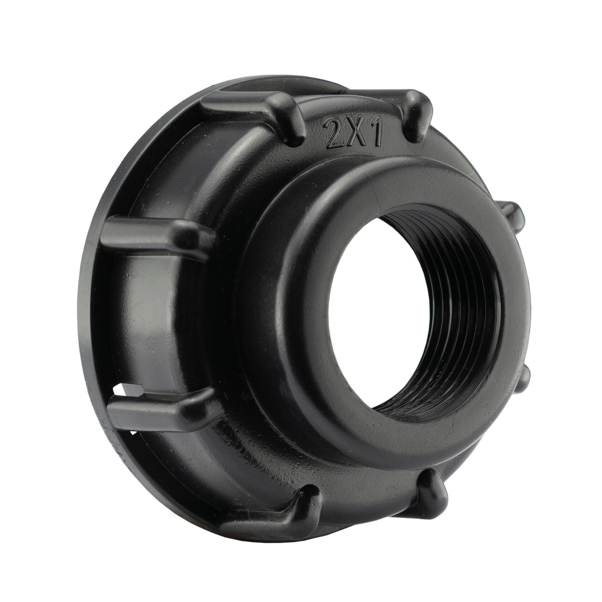 IBC 2” S60X6 Cap with 25mm MDPE Elbow