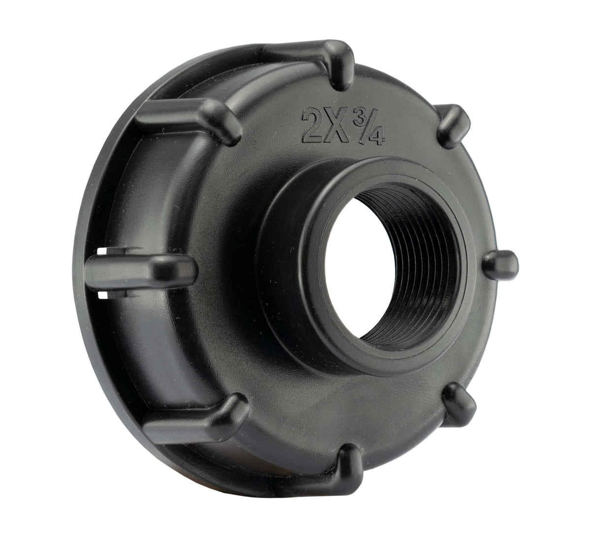 IBC 2” S60X6 Cap with Brass Compression Elbow ¾” BSP – 15mm