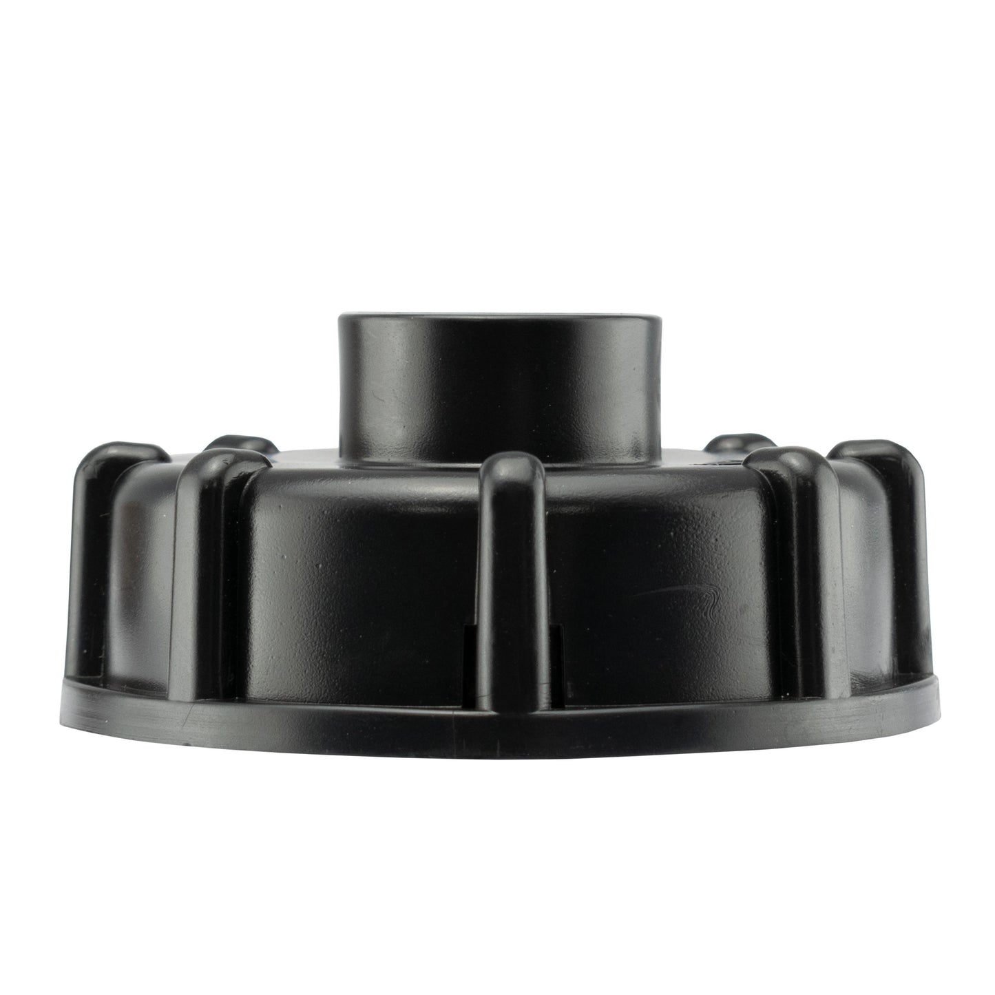 IBC 2” S60X6 Cap with Quick Connect Nickle Plated Bib Tap ¾” BSP