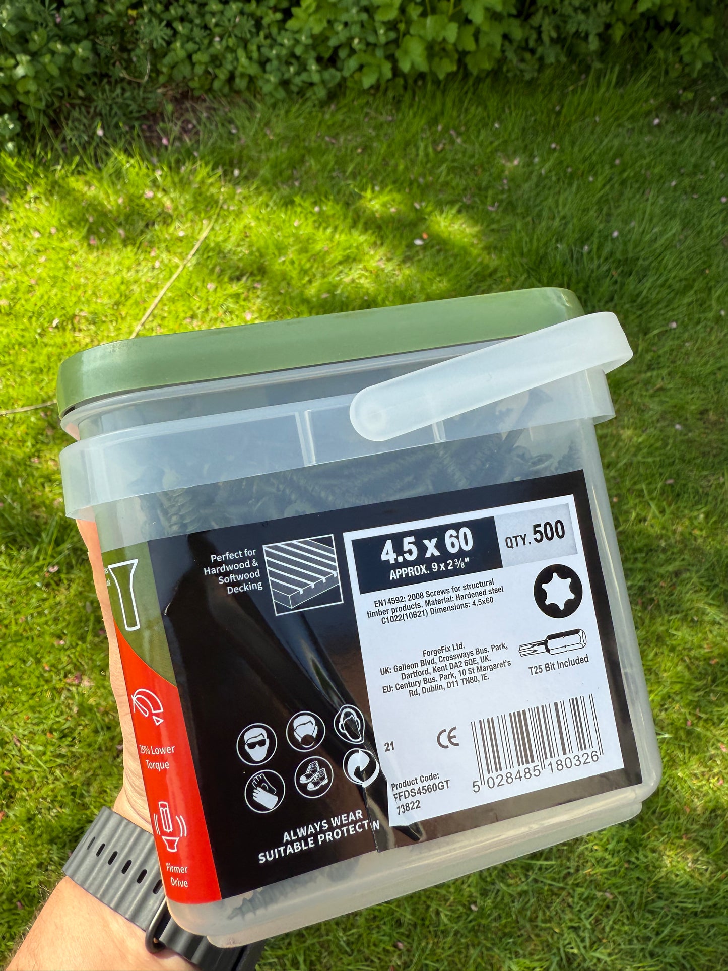 ForgeFast Decking Screws – Green Tub – Self-Drill – Torx Countersunk
