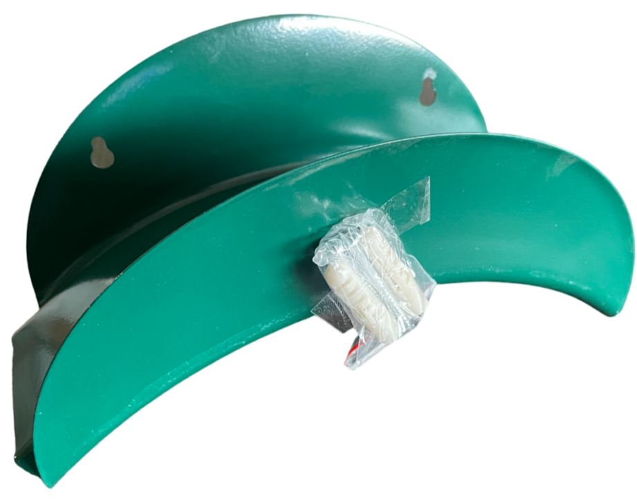 Metal Hose Hanger Green