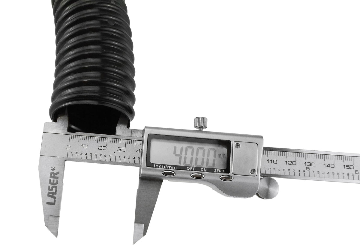 Corrugated Pipe 1.5" (40mm) with 2 x Double Wire Clips Set