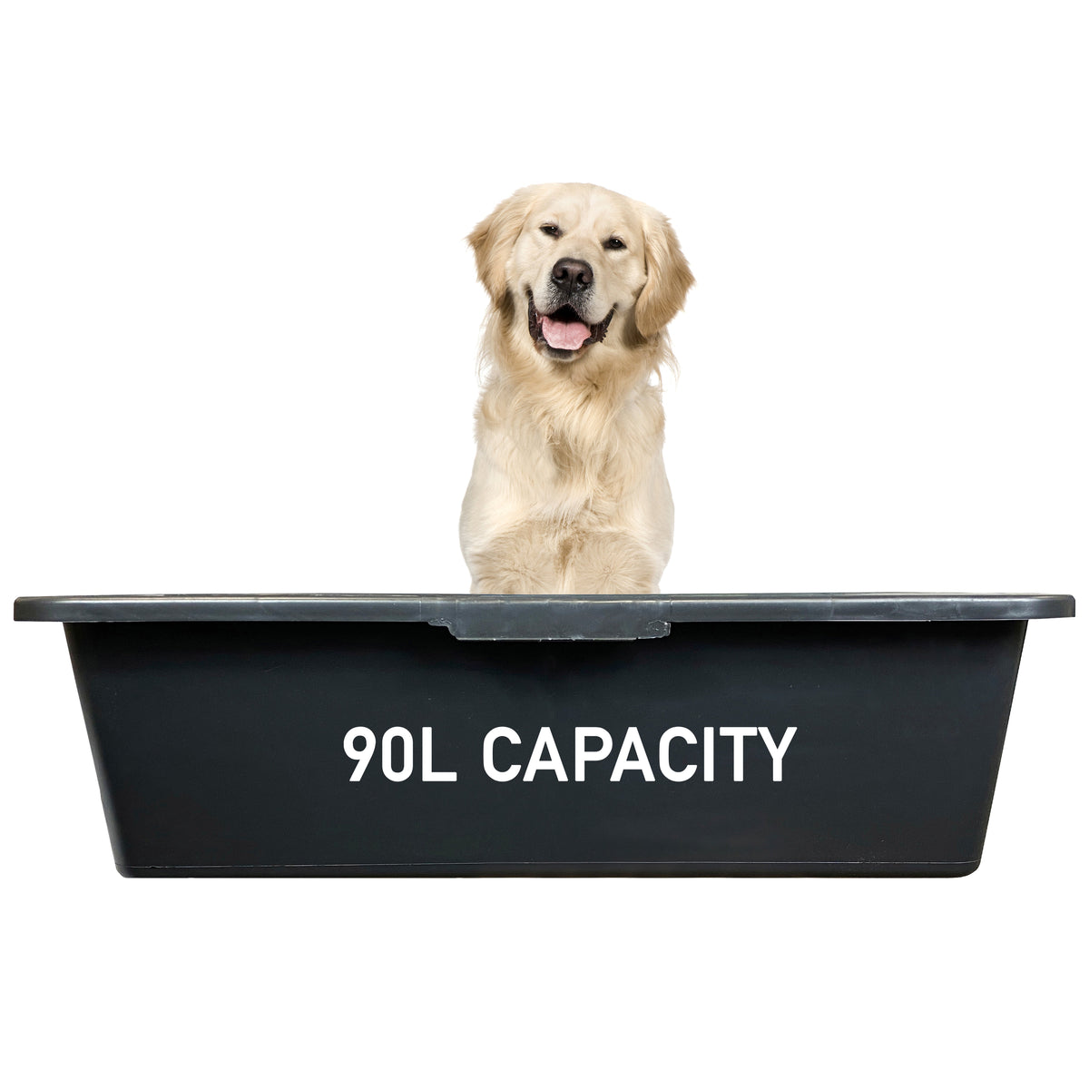 Dog Bath with Tap 90L