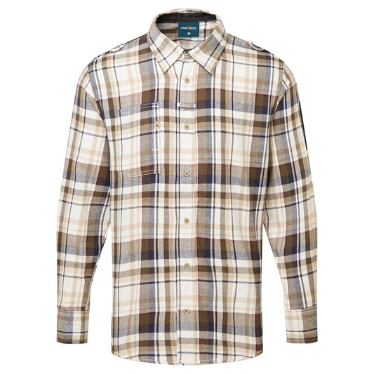 Portwest KX3 Check Work Shirt