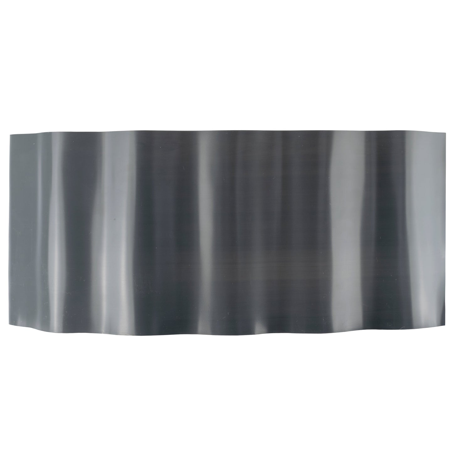 Wavy Plastic Garden Lawn Edging, H=20CM, L=9M, Gray