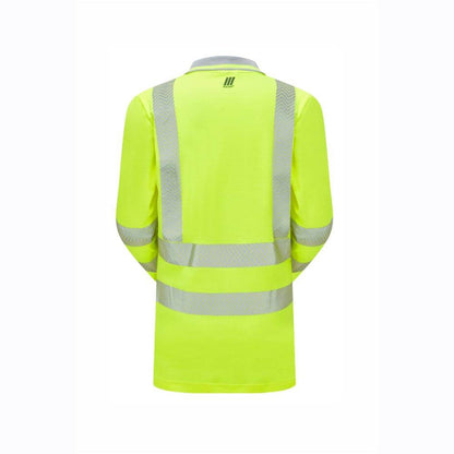 PULSAR LIFE LFE953 / LFE954 Ladies Long Sleeve Sustainable Hi-Vis Polo Shirt