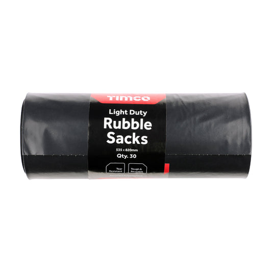 Rubble Sacks - Light Duty - 535 x 820mm - 270 Rolls
