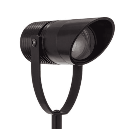 LuxR Modux Four Spike Spot With Glare Guard (Series Circuit) - IP68