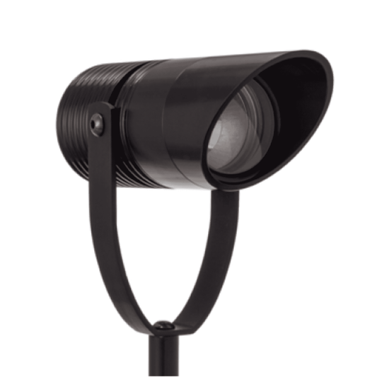 LuxR Modux Two Spike Spot With Glare Guard (Series Circuit) - IP68