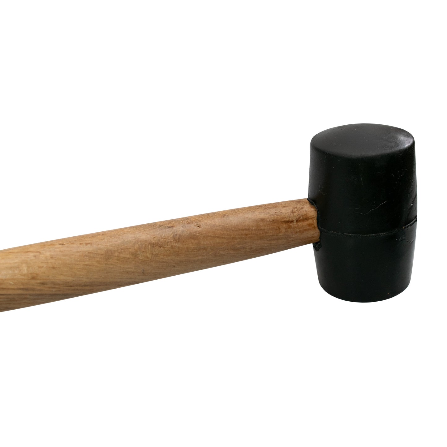 Rubber Mallet with Wooden Handle - Home Nail Framing Roofing Straight Handle DIY Hand Tool