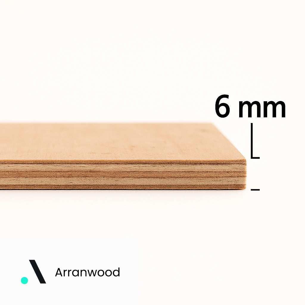 6mm Marine Plywood Complies With BS1088 - Pack of 2