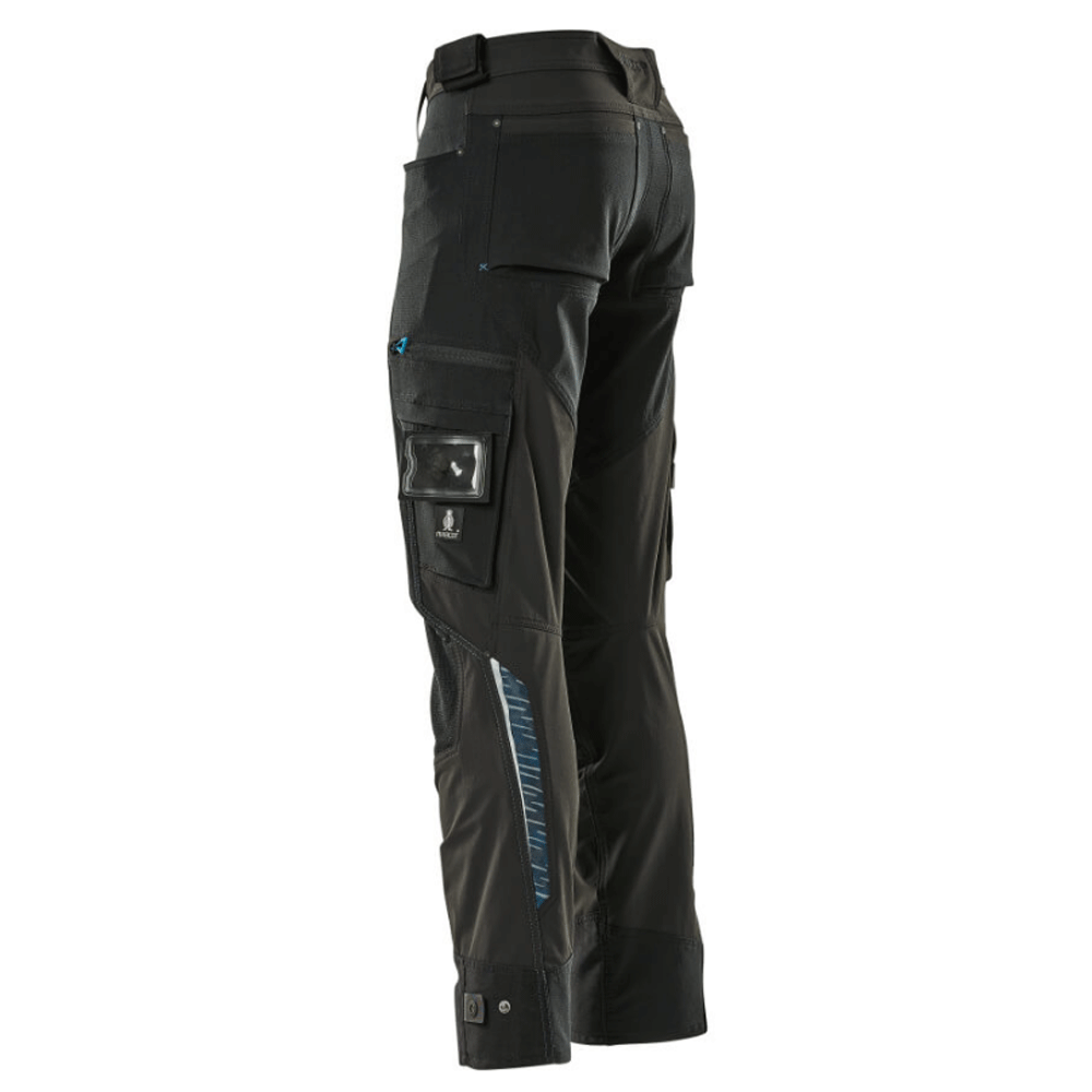 Mascot Adanced 17079 Water-Repellent Stretch Kneepad Work Trouser Black