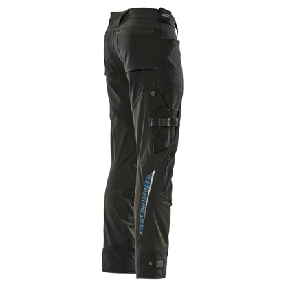 Mascot Adanced 17079 Water-Repellent Stretch Kneepad Work Trouser - Black 32" Waist, 30" Leg