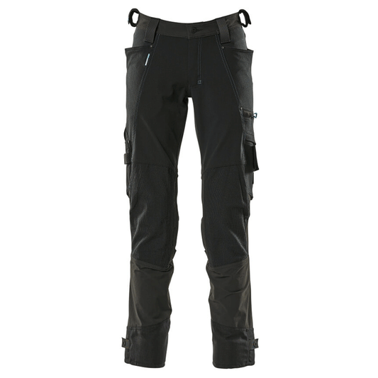 Mascot Adanced 17079 Water-Repellent Stretch Kneepad Work Trouser Black
