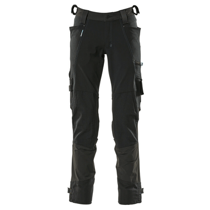 Mascot Adanced 17079 Water-Repellent Stretch Kneepad Work Trouser - Black 32" Waist, 30" Leg