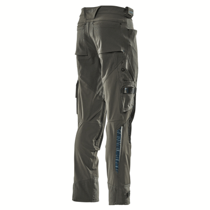 Mascot Adanced 17079 Water-Repellent Stretch Kneepad Work Trouser Grey Dark Anthracite / 27" Waist, 32" Leg