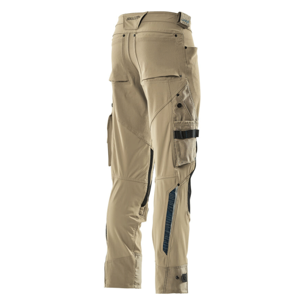 Mascot Adanced 17079 Water-Repellent Stretch Kneepad Work Trouser Khaki